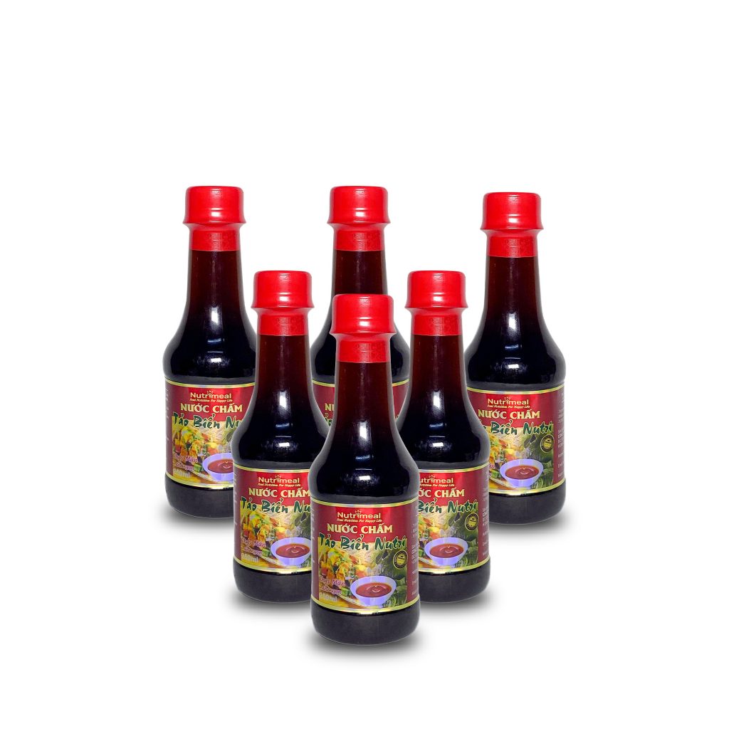 Nước Mắm Chiết Xuất Từ Tảo Biển Dùng Chay, Mặn - 250ml 6 chai